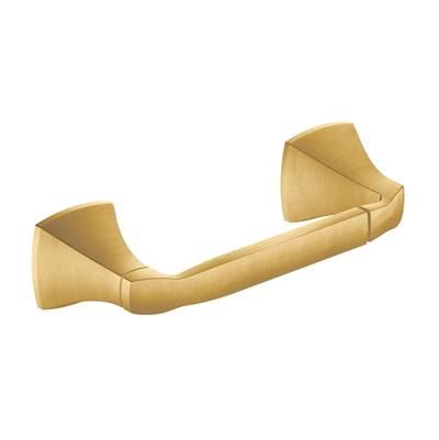 Brushed Gold Pivoting Paper Holder by Moen