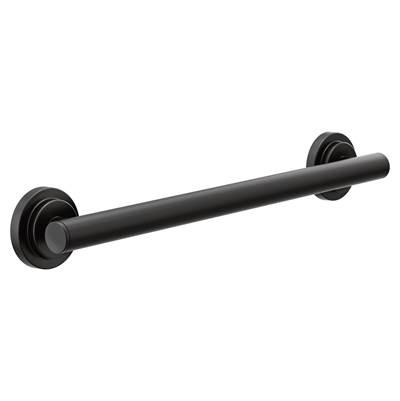 Moen Matte Black 18'' Designer Grab Bar by Moen