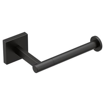 Moen Matte Black Single-Post Paper Holder by Moen