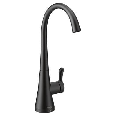 Sip Transitional Cold Water Kitchen Beverage Faucet with Optional Filtration System, Matte Black by Moen