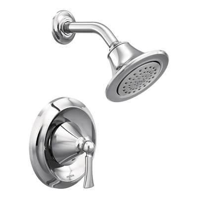 Moen Wynford Single-Handle 1-Spray Posi-Temp Shower Faucet Trim Kit in Chrome (Valve Sold Separately) by Moen