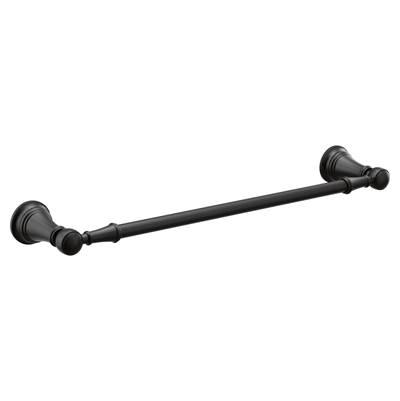 Moen Matte Black 18'' Towel Bar by Moen