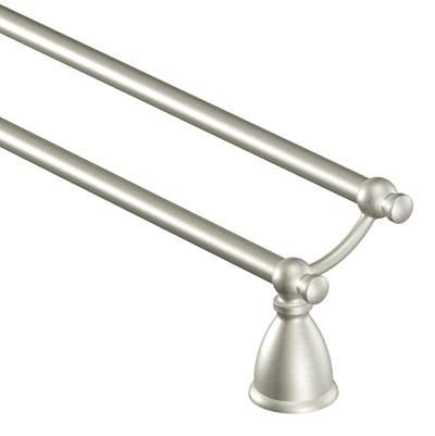 Moen Brushed Nickel 24'' Double Towel Bar