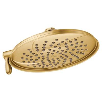 Moen Isabel 8-Inch Two-Function Showerhead with Immersion Technology, Brushed Gold by Moen