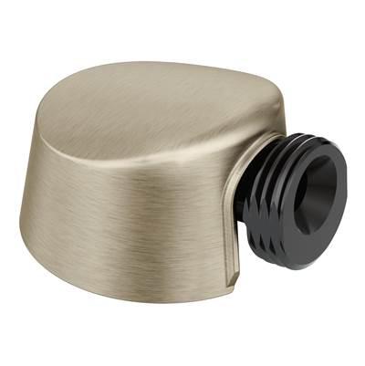 Moen Round Drop Ell Handheld Shower Hose Wall Connector 1/2-Inch IPS, Brushed Nickel by Moen
