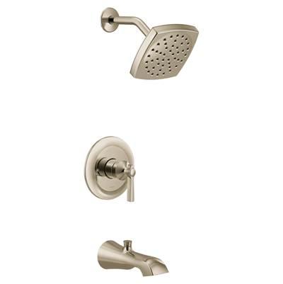 Moen Flara M-CORE 3-Series 1-Handle Eco-Performance Tub and Shower Trim Kit in Polished Nickel (Valve Sold Separately) by Moen