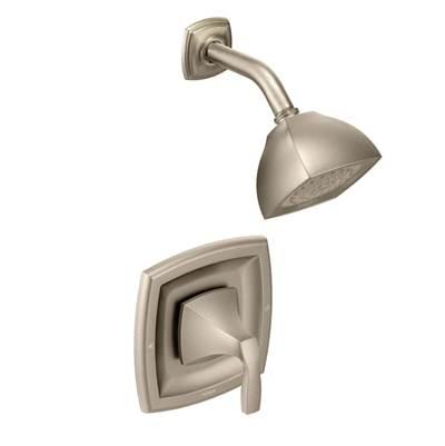Moen Voss Posi-Temp Single-Handle 1-Spray Shower Faucet Trim Kit in Brushed Nickel (Valve Sold Separately) by Moen