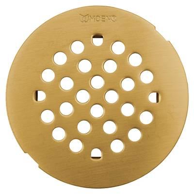 4-1/4-Inch Snap-In Shower Drain Cover, Brushed Gold by Moen