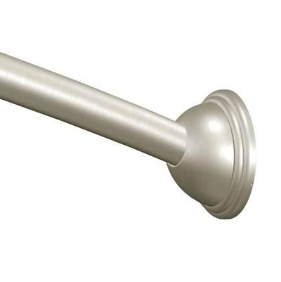 Moen Brushed Nickel 5' Curved Shower Rod by Moen