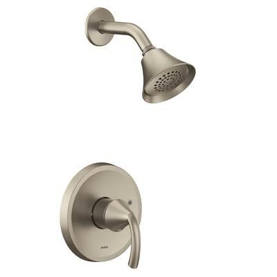 Moen Glyde M-CORE 2-Series Eco Performance 1-Handle Shower Trim Kit in Brushed Nickel (Valve Sold Separately) by Moen