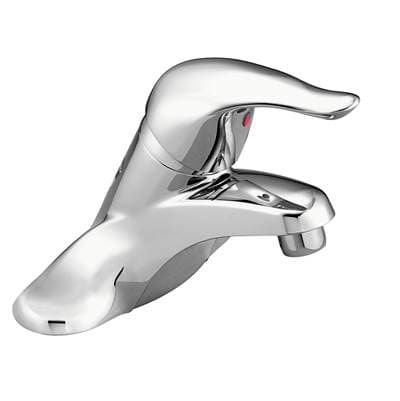 Moen Chateau Chrome one-handle low arc bathroom faucet (Not CA / VT Compliant) by Moen