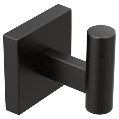 Moen Matte Black Single Robe Hook by Moen