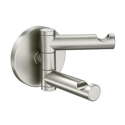 Moen Brushed Nickel Double Robe Hook by Moen
