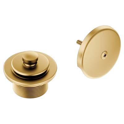 Moen Push-N-Lock Tub and Shower Drain Kit with 1-1/2 Inch Threads, Brushed Gold by Moen