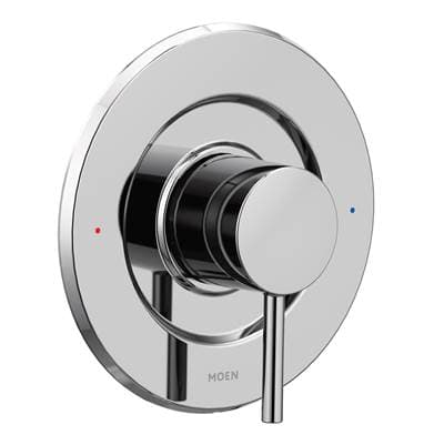 Moen Align Posi-Temp Pressure Balancing Modern Tub and Shower Valve Trim Kit Valve Required, Chrome
