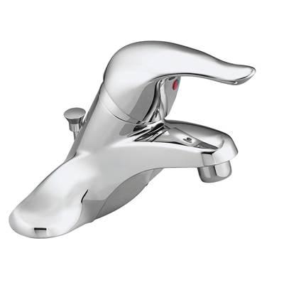 Moen Chateau One-Handle Low-Arc Bathroom Faucet with Drain Assembly, Chrome by Moen