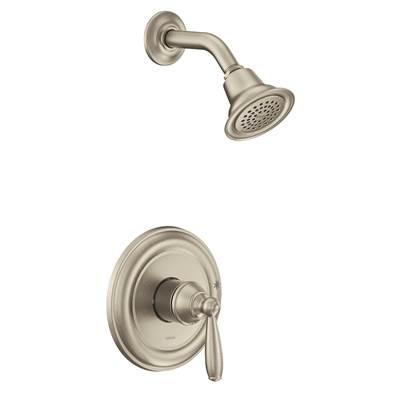 Brantford M-CORE 2-Series Eco Performance 1-Handle Shower Trim Kit in Brushed Nickel (Valve Sold Separately) by Moen