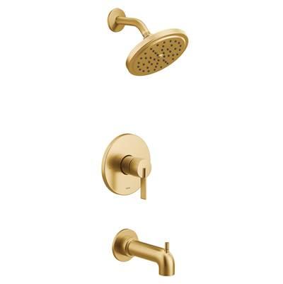 Moen Cia M-CORE 2-Series Eco Performance 1-Handle Tub and Shower Trim Kit in Brushed Gold (Valve Sold Separately) by Moen