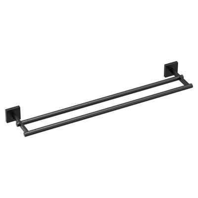 Moen Matte Black 24'' Double Towel Bar