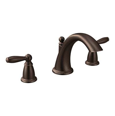 Moen Brantford 2-Handle Deck-Mount Roman Tub Faucet Trim Kit in Oil Rubbed Bronze (Valve Sold Separately) by Moen