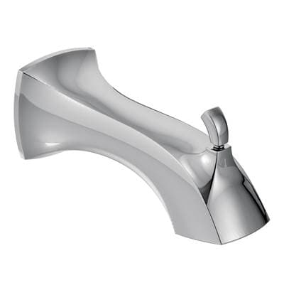 Moen Voss 1/2-Inch Slip Fit Connection Diverter Tub Spout, Chrome