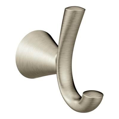 Moen Brushed Nickel Double Robe Hook by Moen
