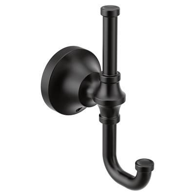 Moen Matte Black Double Robe Hook by Moen