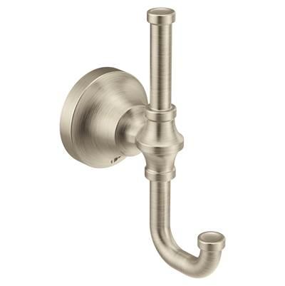 Moen Brushed Nickel Double Robe Hook by Moen