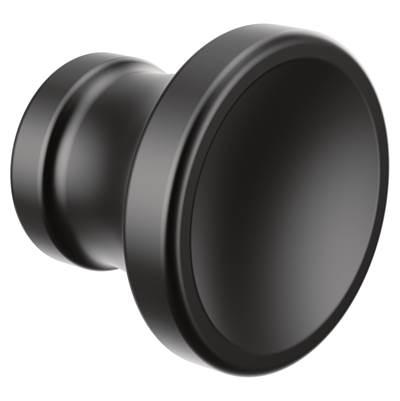 Moen Matte Black Drawer Knob by Moen