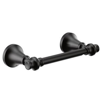 Moen Matte Black Pivoting Paper Holder by Moen