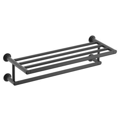 Moen Matte Black Towel Shelf by Moen