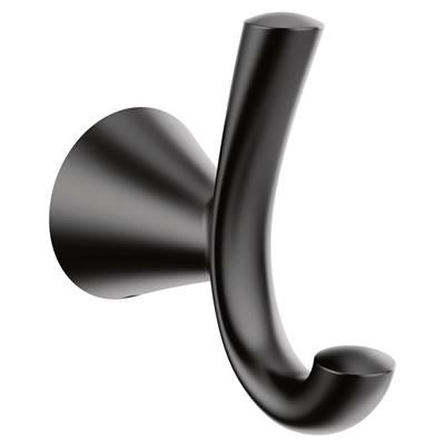 Moen Matte Black Double Robe Hook by Moen