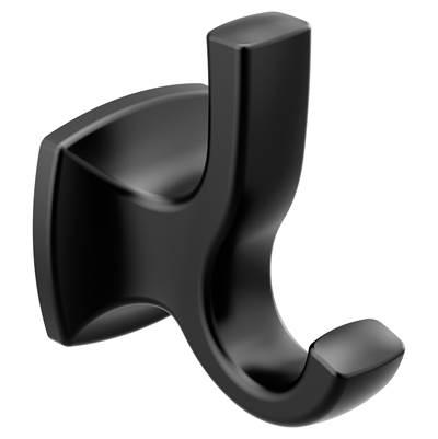 Moen Matte Black Double Robe Hook by Moen