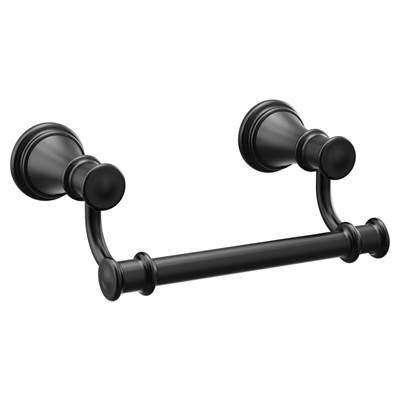 Moen Matte Black Pivoting Paper Holder by Moen
