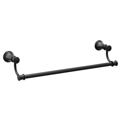 Moen Matte Black 18'' Towel Bar by Moen