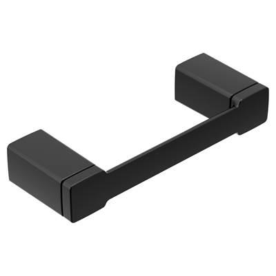 Moen Matte Black Pivoting Paper Holder by Moen
