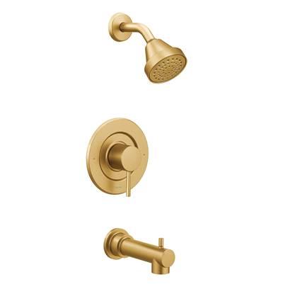 Align Single-Handle Posi-Temp Eco-Performance Tub and Shower Faucet Trim Kit in Brushed Gold (Valve Sold Separately)