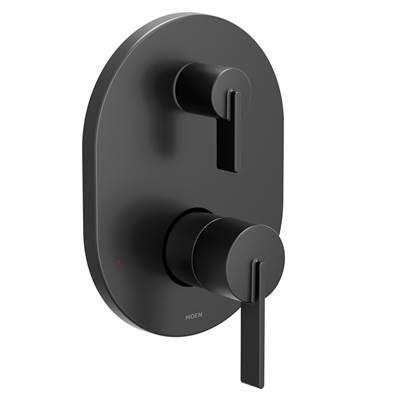 Moen Cia M-CORE 3-Series 2-Handle Shower Trim with Integrated Transfer Valve in Matte Black (Valve Sold Separately) by Moen