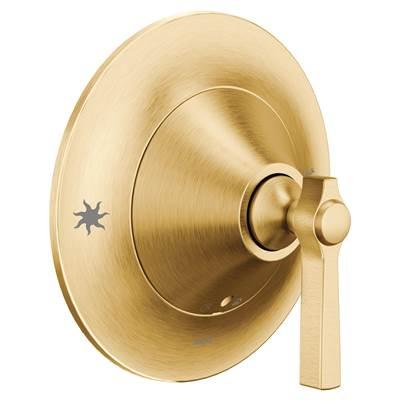 Moen Flara 1-Handle Posi-Temp Valve Trim Kit in Brushed Gold (Valve Sold Separately) by Moen