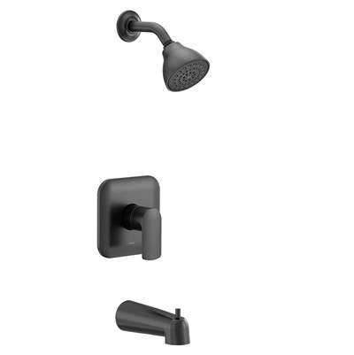 Moen Rizon M-CORE 2-Series Eco Performance 1-Handle Tub and Shower Trim Kit in Matte Black (Valve Sold Separately) by Moen