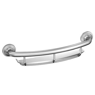 Moen Chrome 16'' Grab Bar With Shelf by Moen