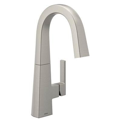 Moen Nio One-Handle Bar Faucet, Includes Secondary Finish Handle Option, Spot Resist Stainless by Moen
