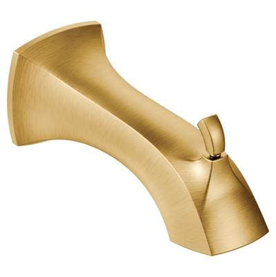 Moen Voss 1/2-Inch Slip Fit Connection Diverter Tub Spout, Brushed Gold by Moen