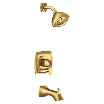Moen Voss M-CORE 2-Series Eco Performance 1-Handle Tub and Shower Trim Kit in Brushed Gold (Valve Sold Separately) by Moen