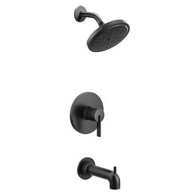 Cia M-CORE 2-Series Eco Performance 1-Handle Tub and Shower Trim Kit in Matte Black (Valve Sold Separately)
