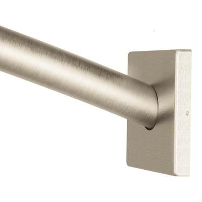 Moen Brushed Nickel 5' Curved Shower Rod by Moen