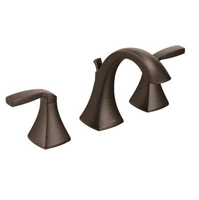 Moen Voss 8 in. Widespread 2-Handle High-Arc Bathroom Faucet Trim Kit in Oil Rubbed Bronze (Valve Sold Separately) by Moen
