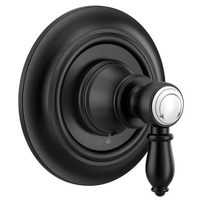 Moen Weymouth 1-Handle M-CORE Transfer Valve Trim Kit in Matte Black (Valve Sold Separately) by Moen