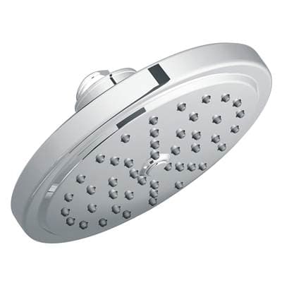 Moen 7-Inch Single Function Shower Head with Immersion Rainshower Technology, Chrome