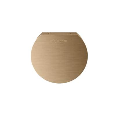 Mr. Steam Designer 3 In. Steamhead with Aromatherapy Reservoir in Round - Brushed Bronze by Mr. Steam